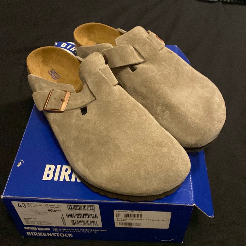 Birkenstock Boston BS Taupe 10.5